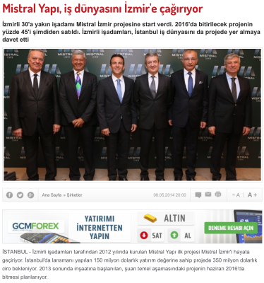 www.dunya.com - Mistral Yapı, iş dünyasını İzmir’e çağırıyor